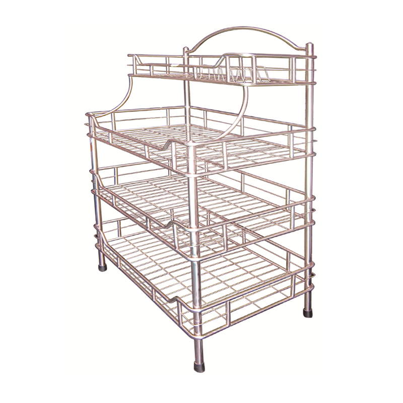 Kệ bậc cấp 4 tầng inox