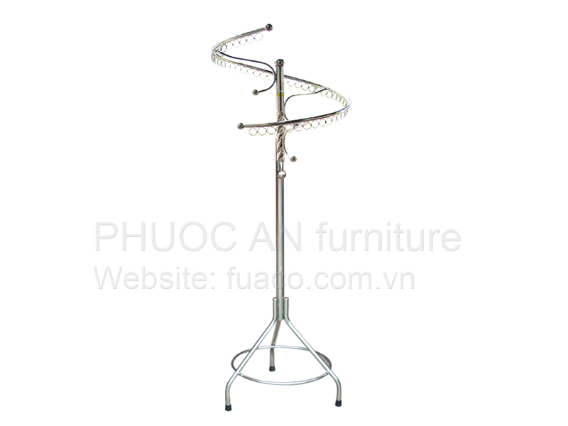 Móc đứng xoắn inox