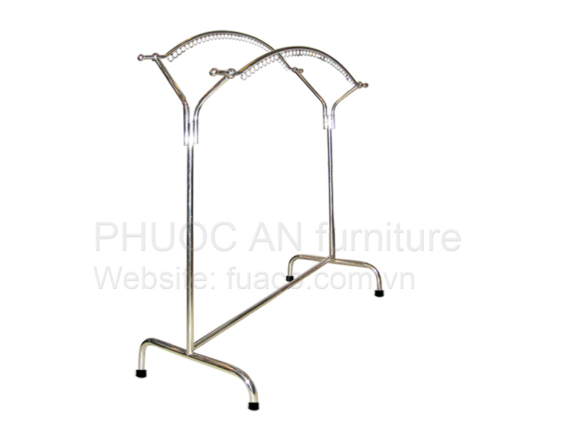 Móc ngang đôi inox