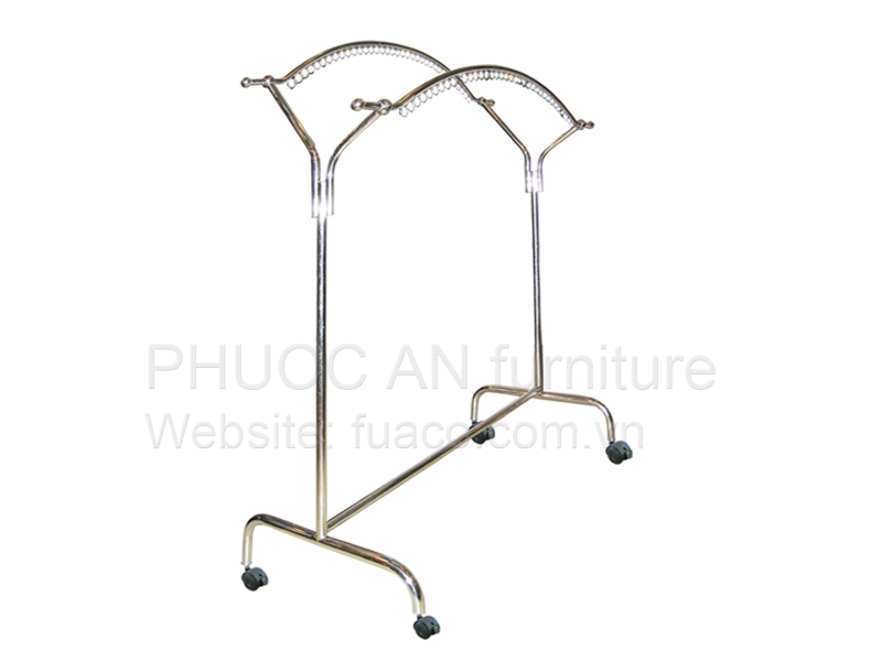 Móc ngang đôi inox